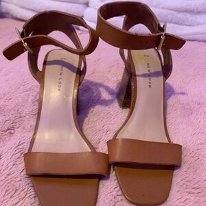New Look Tan Block Heel Sandals